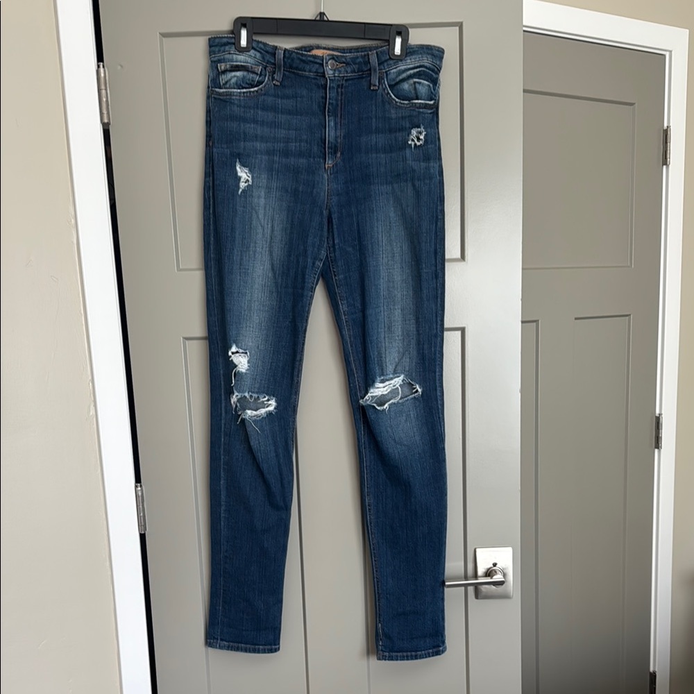 Joe's Jeans Blue Skinny Distressed Denim